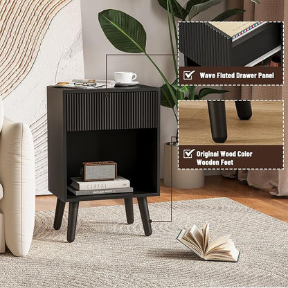 Nightstand, Modern Bedside Table - Image 4