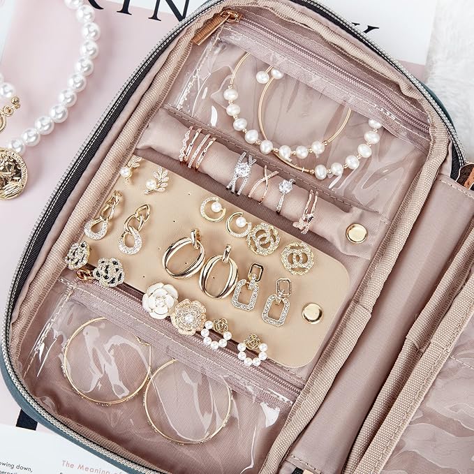 NISHEL Travel Jewelry Case, Holiday Organizer - Image 5