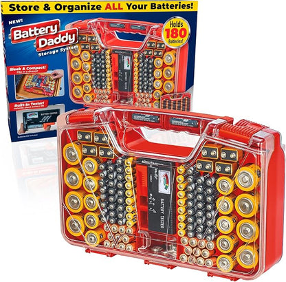 Ontel Battery Daddy Storage & Organizer Case by Ontel
