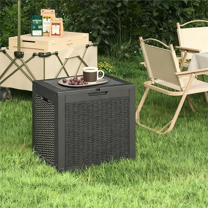 30 Gallon Outdoor Storage Deck Box Waterproof, Garden Tool, Backyard Cushion - Image 5