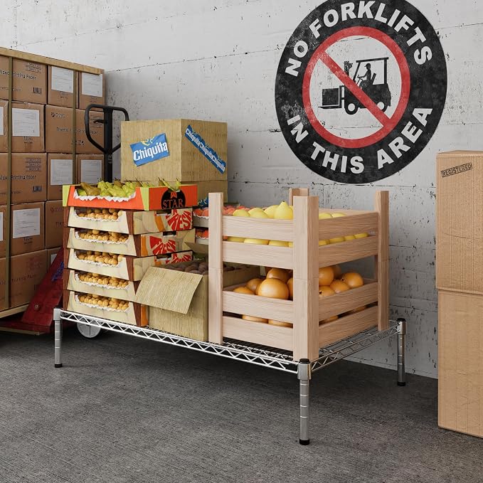 24" Deep x 42" Wide x 8" Height Wire Shelving Kit | 1-Tier | NSF Commercial - Image 5