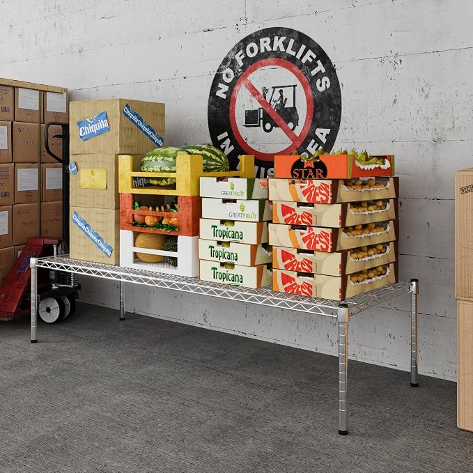 21" Deep x 60" Wide x 14" Height Wire Shelving Kit | 1-Tier | NSF Commercial - Image 5