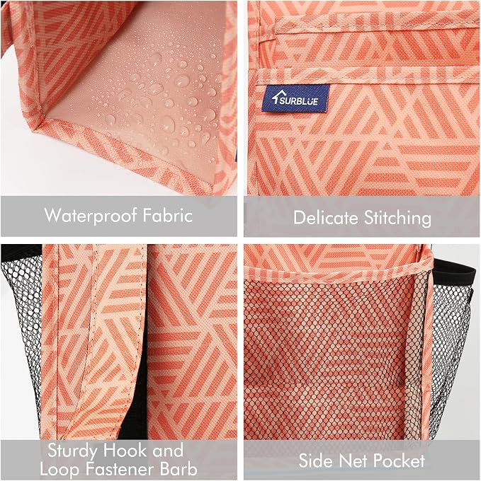 Surblue Bedside Caddy Hanging Organizer Storage Bag Pocket - Image 4