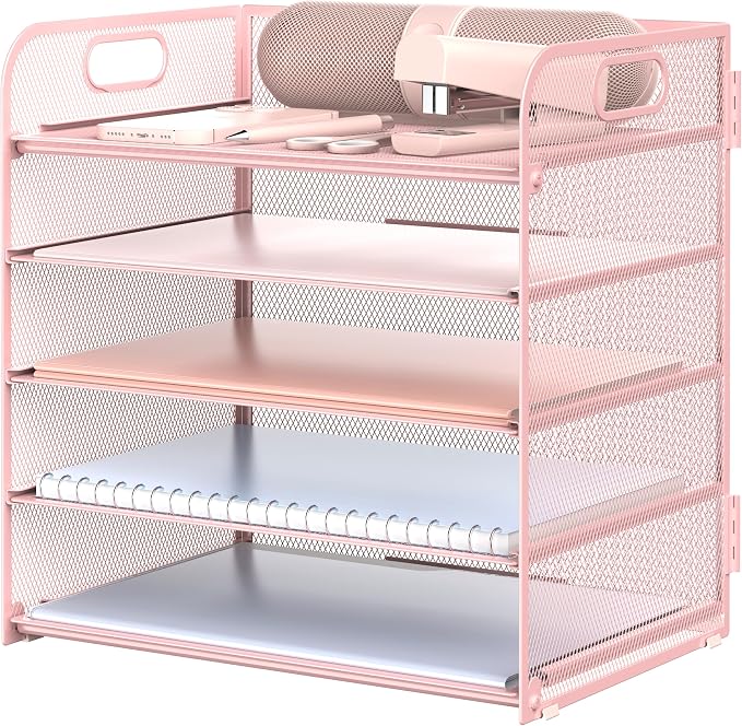Sinboun Letter Tray Paper Organizer 5-Tier Desk Organizer File Organizer Paper by Sinboun