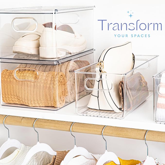 primebox Plastic Food Storage 2 Pack Clear Container Bin - Image 5