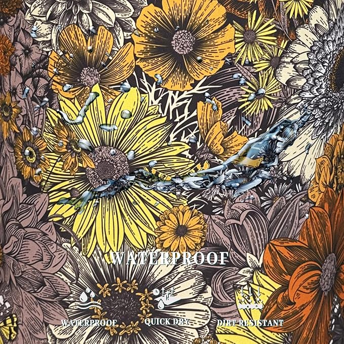 Retro Sunflower Flower Laundry Hamper - Image 5
