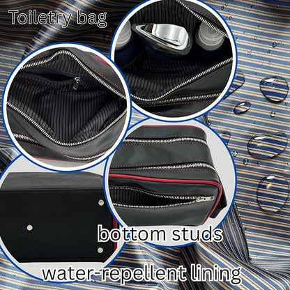 Dopp Gift Large Travel Toiletry Bag Premium Quality PU Leather Two compartments - Image 6