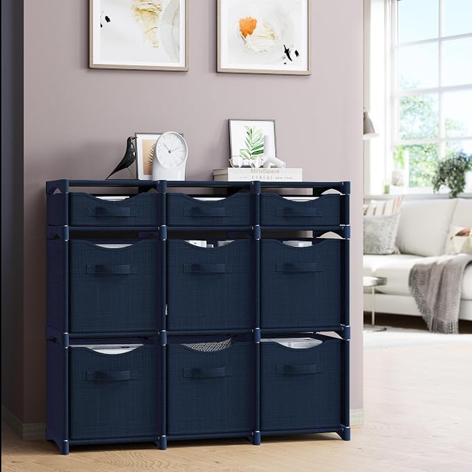 9 Cube Distressed Organizer - Image 6