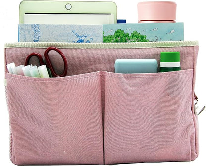Bedside Caddy Bedside Hanging Storage Basket Multi-Function Organizer Caddy - Image 2