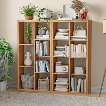 Cube Storage Organizer Bookcase, Decorative 11 inch Open Back Cubical Shelf - Image 6