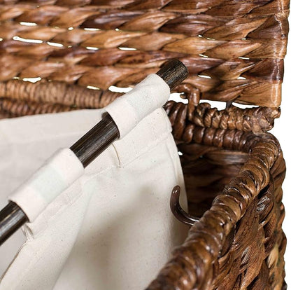 BIRDROCK HOME Seagrass Square Laundry Hamper - Image 5