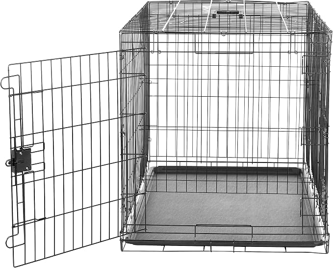 Amazon Basics - Durable, Foldable Metal Wire Dog Crate - Image 3