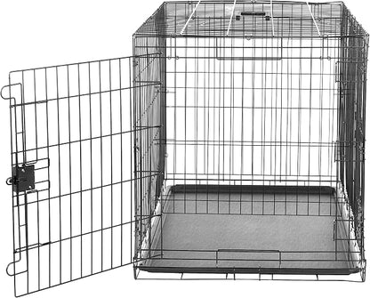 Amazon Basics - Durable, Foldable Metal Wire Dog Crate - Image 3