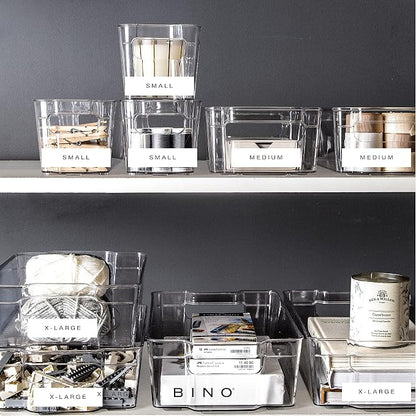 BINO | Stackable Plastic Storage Bins, Large - Image 6