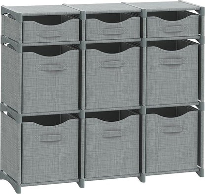 9 Cube Closet Organizers, Includes All Storage Cube Bins, Baby Closet Bedroom by Neaterize