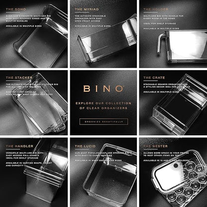 BINO | Stackable Plastic Storage Bins, X-Large - Image 7