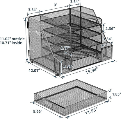 SUPEASY Mesh Desk Organizer - Image 6
