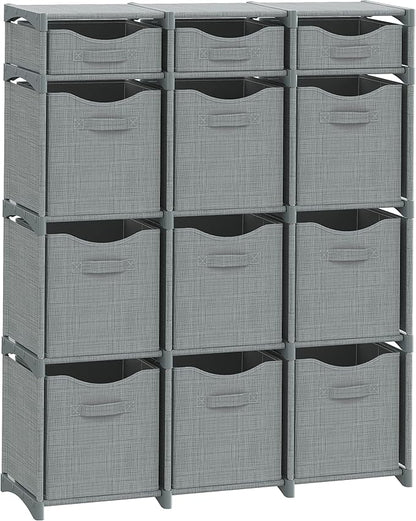 12 Cube Closet Organizers And Storage | Includes All Storage Cube Bins | Easy by Neaterize